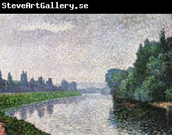 Albert Dubois-Pillet The Marne River at Dawn